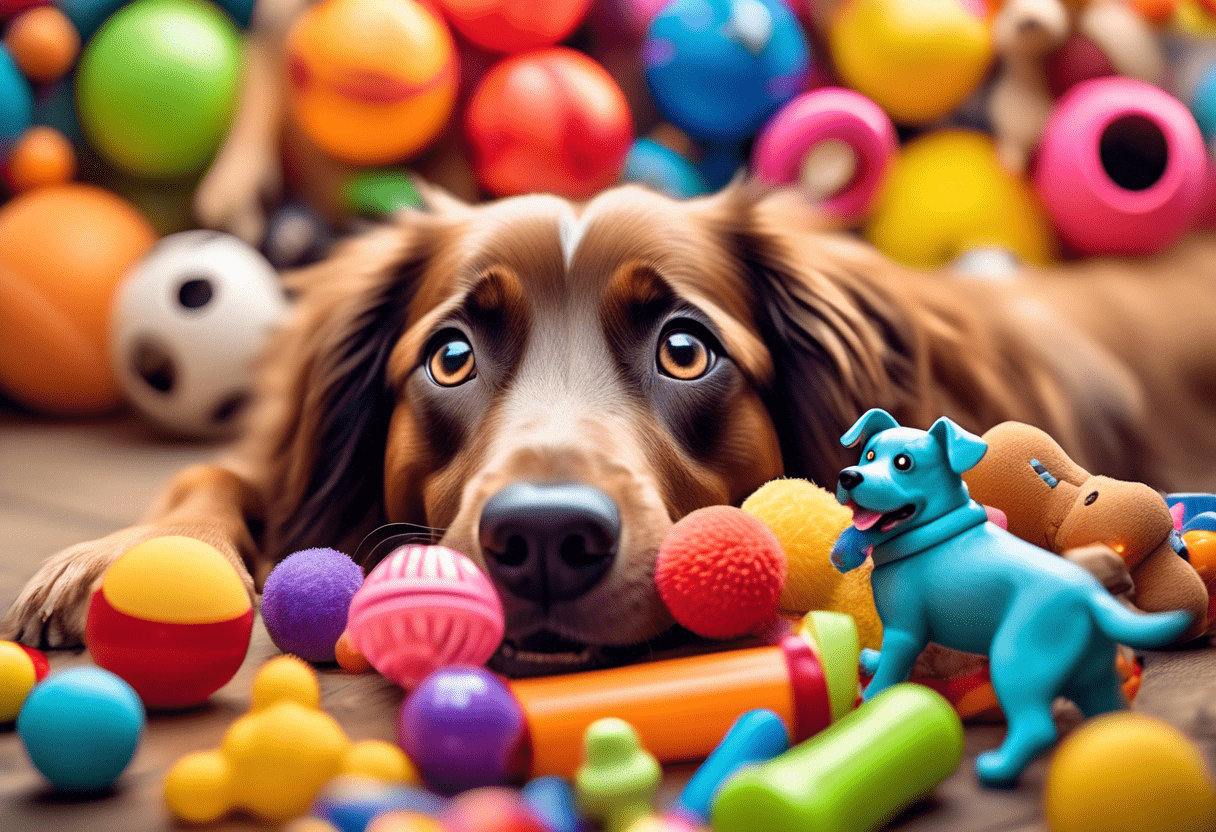 Como ensinar o cachorro a brincar com brinquedos