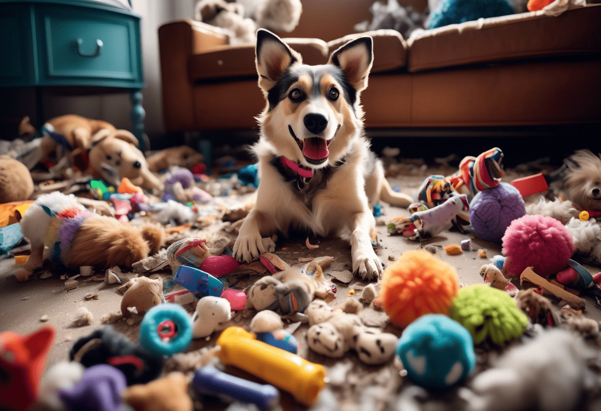 Como evitar que o cachorro destrua brinquedos