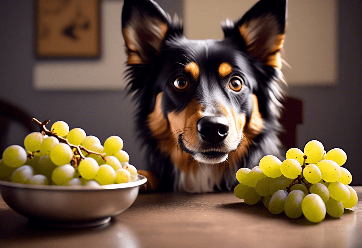 Posso dar uva para cachorro