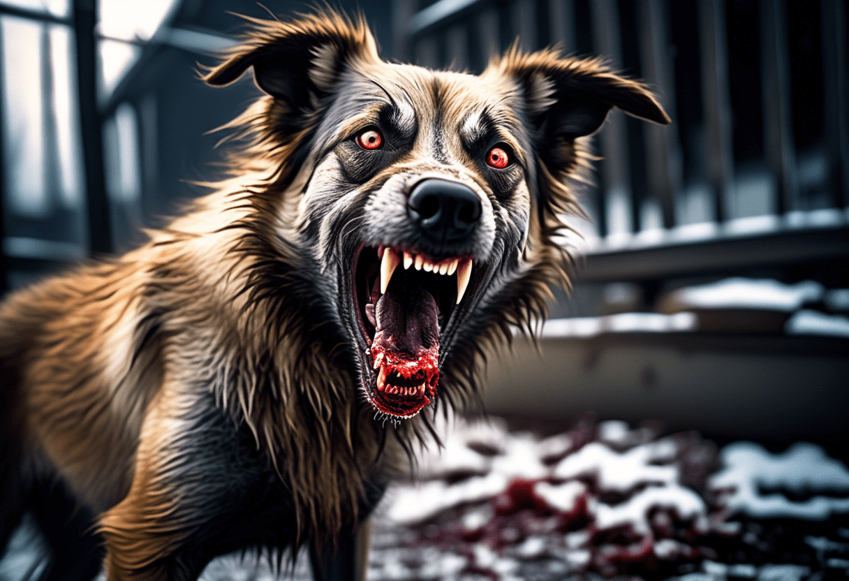 Quais são os sintomas da raiva em cães