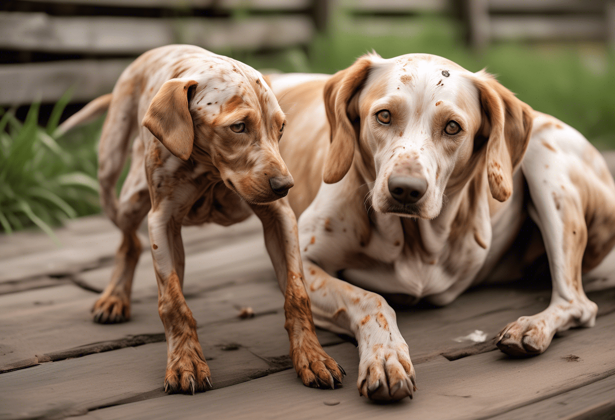 Quais são os sintomas da sarna em cães