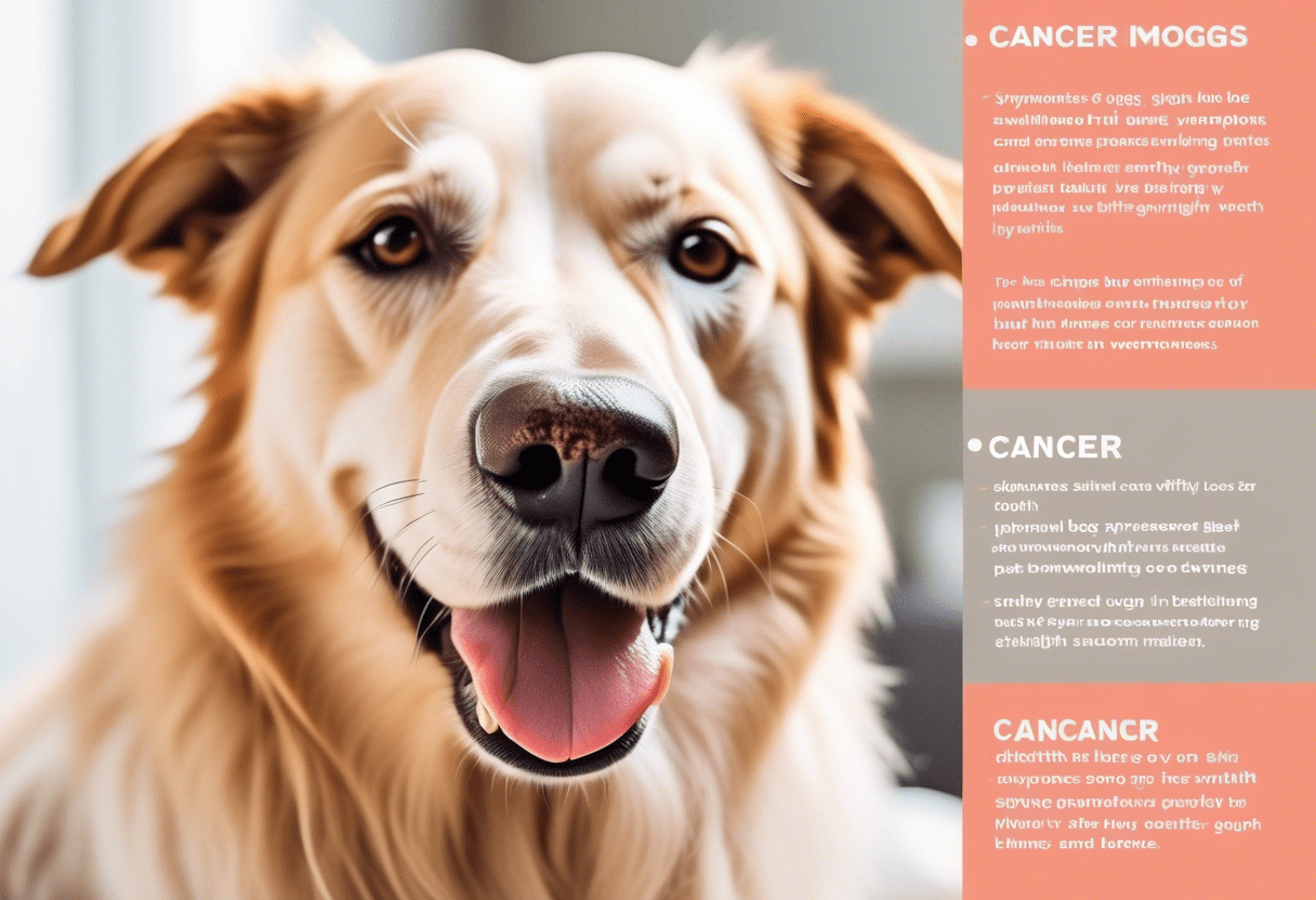 Quais são os sintomas do câncer em cães