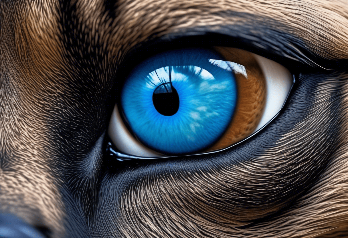 cachorro olho azul doença