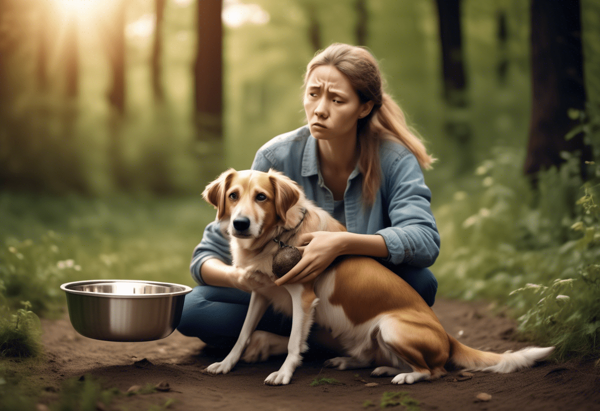 como alimentar cachorro com doença do carrapato