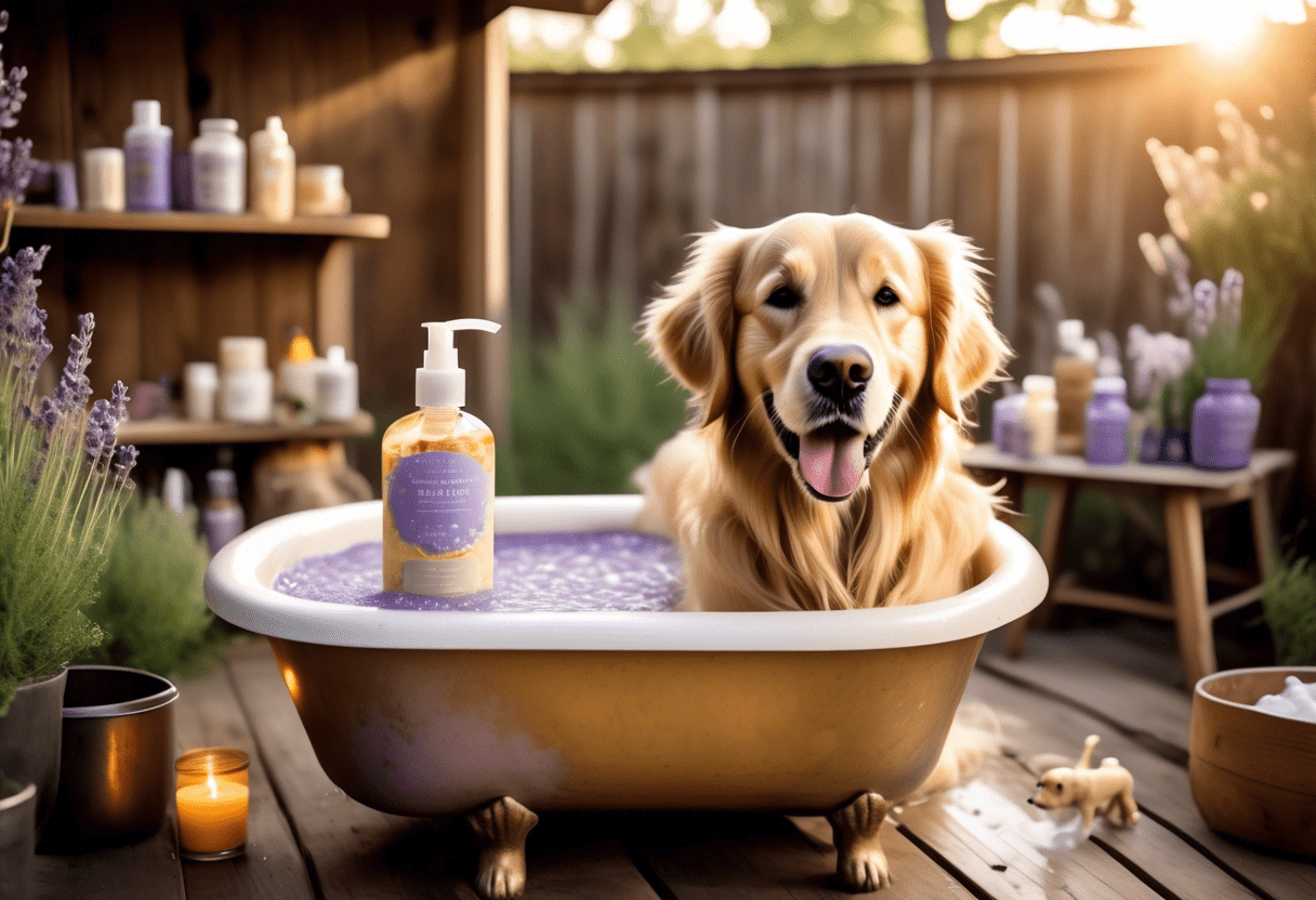 produto caseiro para dar banho em cachorro