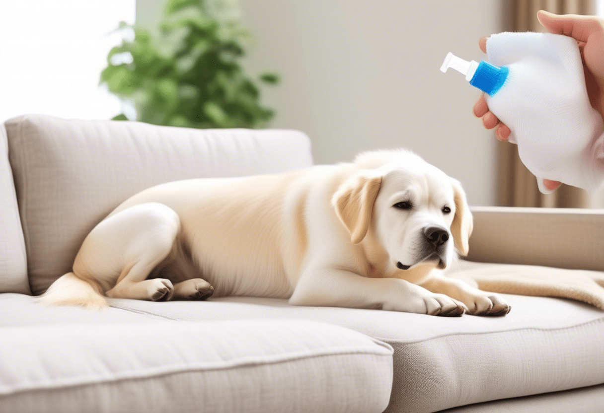 Como tirar cheiro de xixi de cachorro do sofá?